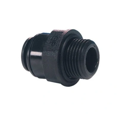 Immagine di Raccordo adattatore osmosi John Guest D. 8 mm x 3/8&quot; attacco rapido diritto (1)