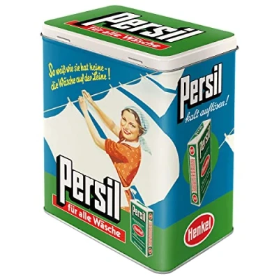 Immagine di Nostalgic Art Contenitori di Latta retrò l Persil Idea Regalo per Amanti della Nostalgia, Grande Scatola detergente, Design Vintage, 3