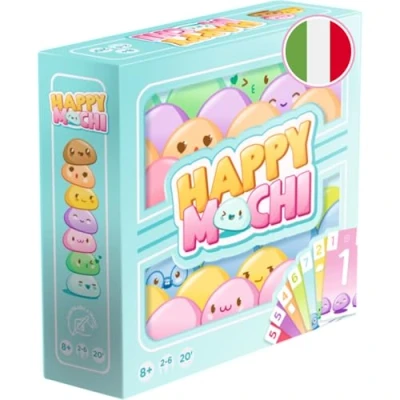 Immagine di Asmodee Happy Mochi gioco di carte carino da giocare con tutta la famiglia, illustrato a mano design kawaii, partire dagli 8 anni per 2 6 giocatori, 20 minuti, Italiano
