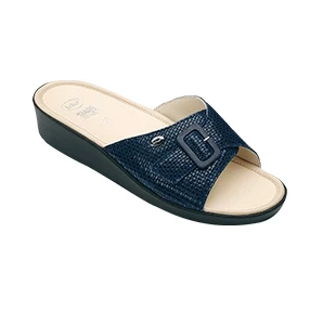 Immagine di Scholl Ciabatte da donna Mango, numero 37, blu navy, con soletta in memory foam