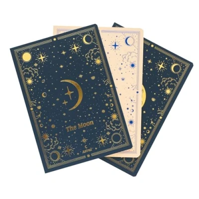 Immagine di Grupo Erik Set 3 Quaderni A5 Astrale, da personalizzare, con copertina flessibile, carta d&#039;avorio 80g/m², Quaderno Stelle e Luna