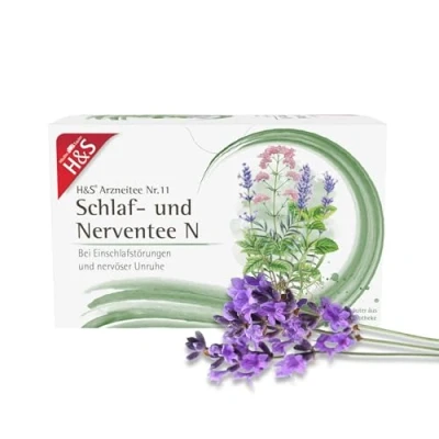 Immagine di H&amp;S Schlaf und Nerventee N Arzneitee Nr. 11 Filterbeutel, 20 pz Sacchetto filtro