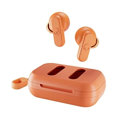 Immagine di Skullcandy Dime Auricolari Wireless In Ear con Microfono, 12 Ore di Autonomia, Compatibili iPhone, Android e Dispositivi Bluetooth Arancione