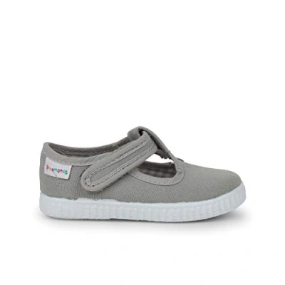 Immagine di Pisamonas Scarpe Occhio di Bue T Bar Bambini Chiusura A Strappo Misurare 26 Colore Grigio