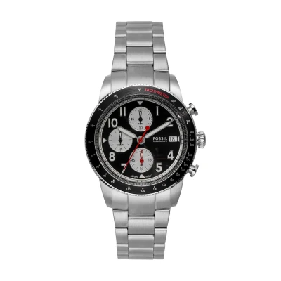Immagine di Fossil Sport Tourer Watch Cronografo silvercoloured, Uomo, Taglia: One Size, Silver coloured