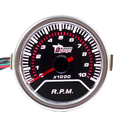 Immagine di E Support™ 12V Auto Motore 2&quot; 52mm Universale calibro tachimetro Tacho