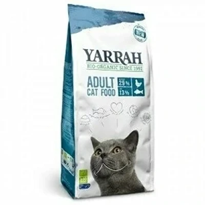 Immagine di YARRAH Cibo Biologico Per Gatti Adulti Deliziose Crocchette con Aringhe MSC, Pollo, Piselli e Ortica Bio Tutti i Senza Additivi artificiali, pesticidi OGM 2.4kg
