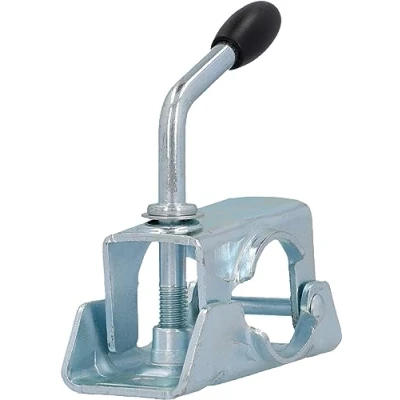 Immagine di Unitec 10331 Staffa a morsetta per Supporto di Arresto e Ruota Sostegno, 48 mm