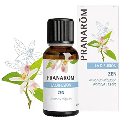 Immagine di Pranarôm La diffusione Zen Oli essenziali per Arancio e Cedro BIO Armonia relax Idea di Regalo Feste Natale 30 ml