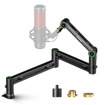 Immagine di Aokeo AK 59 Braccio per microfono regolabile a basso profilo, adatto Blue Yeti, Snowball iCE, HyperX QuadCast, SoloCast, Elgato Wave, ecc