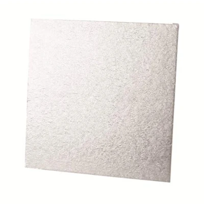 Immagine di Tala 10A23102 Base per torta, Quadrata, Argento, 10&quot; (25 cm)