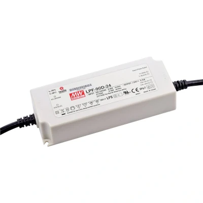 Immagine di Mean Well LPF 90D 36 Driver per LED, Trasformatore LED Tensione costante, Corrente costante 90 W 2.5 A 21.6 V/DC dimmerabile, Circuito PFC, Protezione