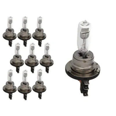 Immagine di CARALL 10 Pezzi Lampada Alogena 12V Per Auto (H15 15/55W PGJ23t 1 64176)
