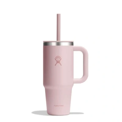 Immagine di HYDRO FLASK Travel Tumbler 709ml (24 oz) con Coperchio a incastro per cannuccia chiudibile Acciaio inossidabile resistente agli schizzi Trillium