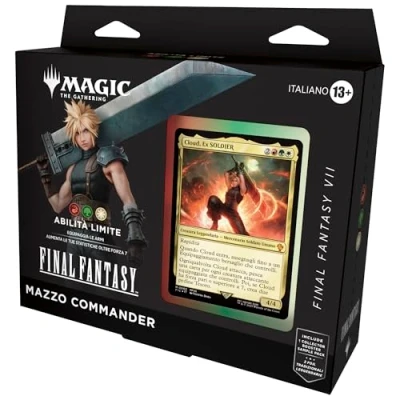 Immagine di Magic: The Gathering Fantasia Contenuto: 1 Mazzo Commander MTG Final Fantasy VI Trance del Risveglio (Versione Italiana), Multicolore, D3859103