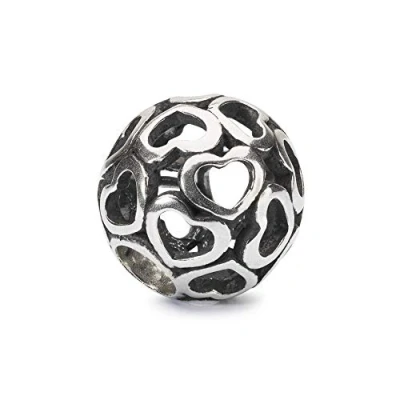 Immagine di Trollbeads TAGBE 10201 Charm rivestito in argento sterling con amore, misura unica, Argento, Nessuna pietra preziosa