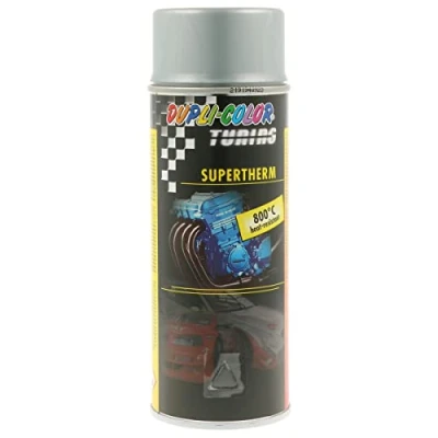 Immagine di DUPLI COLOR 191770 Vernice per motore / silenziatore AUTO 10 0050 silver metallic 400 ml argento