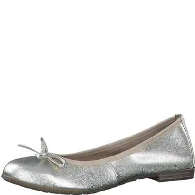 Immagine di MARCO TOZZI Ballerine Donna in Pelle con Fiocco, Oro (Gold), 38 EU