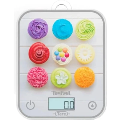 Immagine di Tefal, Bilancia da cucina elettronica, Optiss, schermo retroilluminato facile leggere, resistente ai graffi, capacità di 5 kg, bianco, BC50D4V0