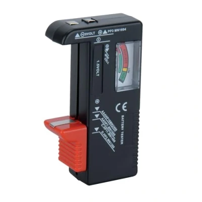 Immagine di Unitec 46021 Tester universale per batterie, 1,5 V/9 V
