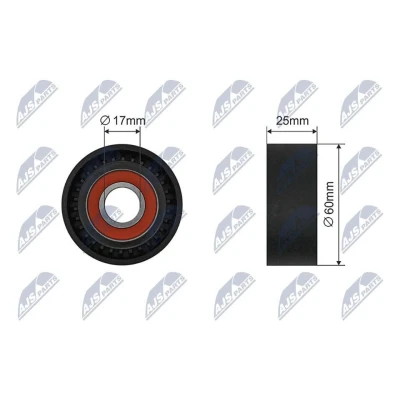 Immagine di NTY RNK MZ 013A Rullo Tendicinghia MAZDA: CX 3