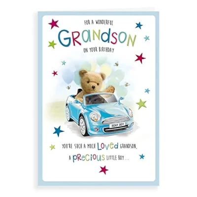 Immagine di Regal Publishing Carino biglietto di compleanno nipote 22,9 x 15,2 cm