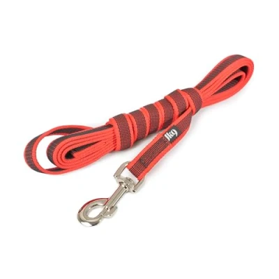 Immagine di Julius K9, Guinzaglio Color &amp; Gray con manico, 20 mm x 3 m, rosso