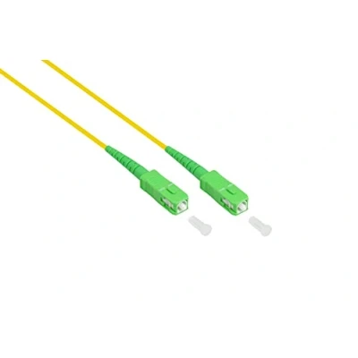 Immagine di Good Connections cavo OS2 in fibra ottica Simplex maschio SC (APC) a Singlemode 9/125 Conduttore ottica, patch per FTTH/FTTB/FTTx 3 m