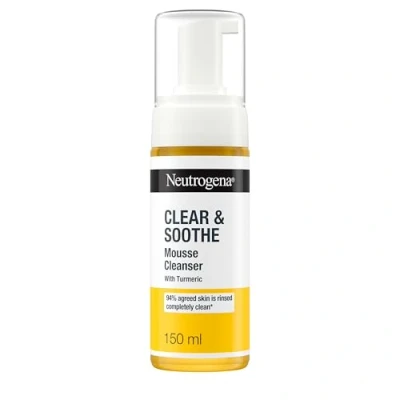 Immagine di Neutrogena Clear and Soothe Mousse Cleanser, 141,7 g (confezione da 3)