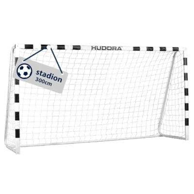 Immagine di HUDORA Porta da calcio Stadion stabile per bambini e adulti resistente alle intemperie con rete fitta casa di qualità esterno tempo libero training