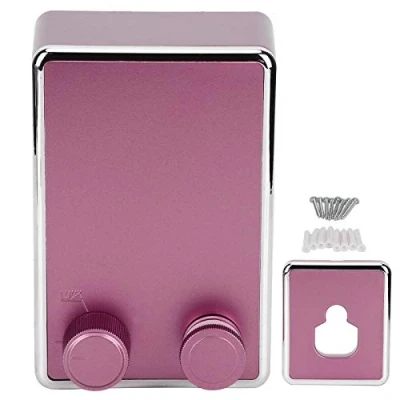 Immagine di Jenngaoo Stendibiancheria Retrattile Regolabile 13,8 Piedi Corda in Acciaio Inossidabile, da Parete Resistente Balcone Heavy Duty(Rosa)