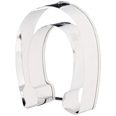 Immagine di Stampini per biscotti a forma di ferro cavallo, argento, circa 7.5 cm