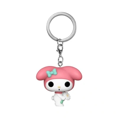 Immagine di Funko POP! Keychain: Hello Kitty My Melody (Spring Time) Mini Figura in Vinile da Collezione Novità Portachiavi Riempitivi per Calze Idea Regalo Merchandising Ufficiale Cartoons Fans