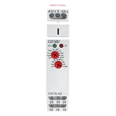Immagine di GEYA ritardo Accendere Relè temporizzato a funzione singola 2SPDT 16A di elettronico(GRT8 A2,AC/DC12V 240V)