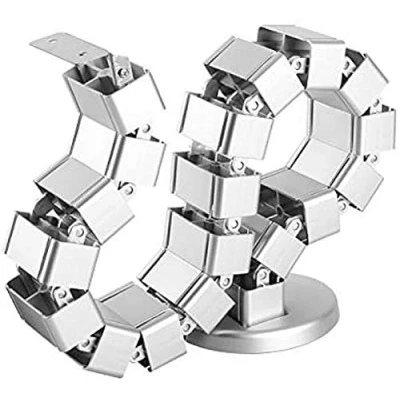Immagine di StarTech.com Sistema Gestione Cavi, Canalina a 4 Canali Regolabile e Flessibile con Base Appesantita