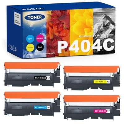 Immagine di ONLYU Toner Cartuccia Compatibile per Samsung Xpress C480FW C430W C480W SL C480 C430 C48X C480FN C43X CLT P404C 404S K404S Y404S (Nero Ciano Giallo Magenta)