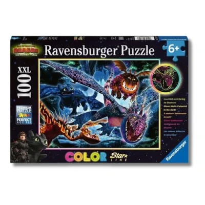 Immagine di Ravensburger Dragons B How To Train Your Dragon Stelle Puzzle per Bambini, Multicolore, 13710