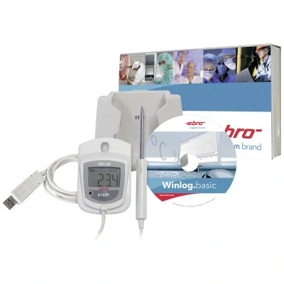 Immagine di ebro 1601 0047 Z EBI 20 TE1 Set Data logger Temperatura Misura: 30 fino a 70 C