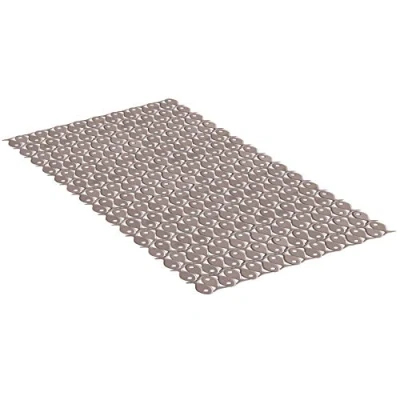 Immagine di TATAY Tappetino Antiscivolo da Doccia o Vasca, di PVC con Ventose, Resistente a muffe e microbi, antibatterico, Design Pesci, Tortora, Dimensione 72 x 36 cm