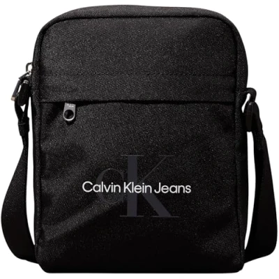 Immagine di Calvin Klein Jeans Essentials Reporter Borsa a tracolla, Uomo, Taglia: One Size, Black