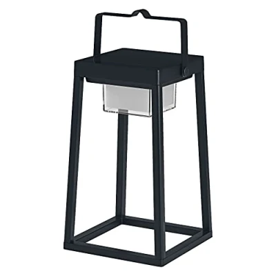 Immagine di LEDVANCE SMART+ lampada da tavolo solare esterno Bluetooth, con luce bianca (3000K) e colorata, senza alimentazione, fino a 6,5 ore di autonomia al 100% luce, ricaricabile, protezione IP44, nera