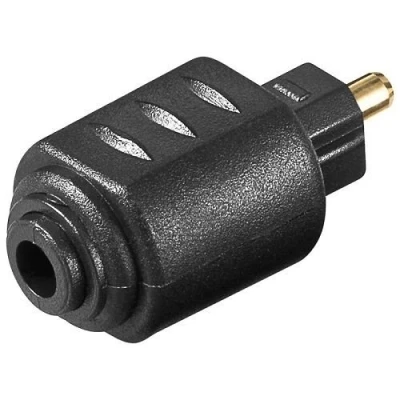 Immagine di cablepelado Adattatore audio digitale Toslink maschio a mini 3.5 mm nero