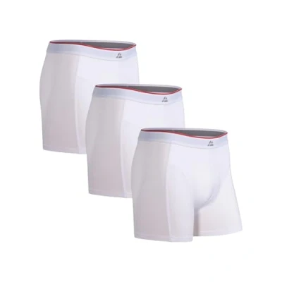 Immagine di DANISH ENDURANCE Boxer Uomo in bambù Ultra Morbido, Mutande Bamboo Comodi, Traspiranti, 3 Paia, Bianco, 2XL