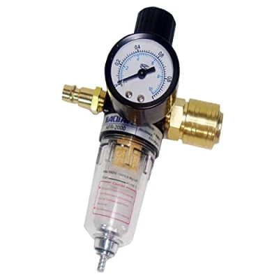 Immagine di Divisore dell&#039;acqua ad aria compressa da 1/4&quot;, unità di manutenzione compressa, accessori con separatore e attacchi rapidi, per compressore filtro attrezzi