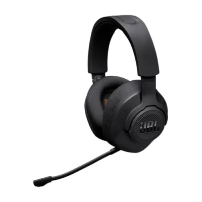 Immagine di JBL Quantum 360 Cuffie Gaming Wireless Over Ear, con Doppia Connessione 2.4GHz/Bluetooth, 22 ore di Autonomia, Compatibilità Multi Platform, Microfono Rimovibile Opzione Mute, Nero