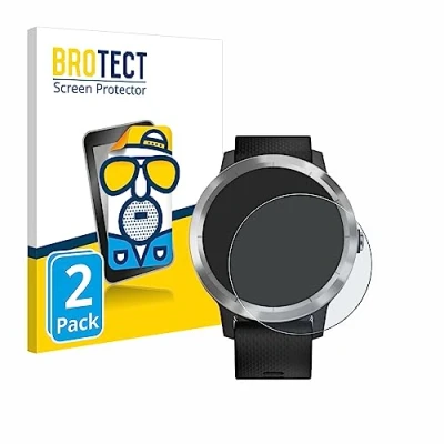 Immagine di brotect Pellicola Protettiva Opaca per Garmin Vivoactive 3 / Forerunner 45 Approach S40 Anti Riflesso (2 Pezzi)