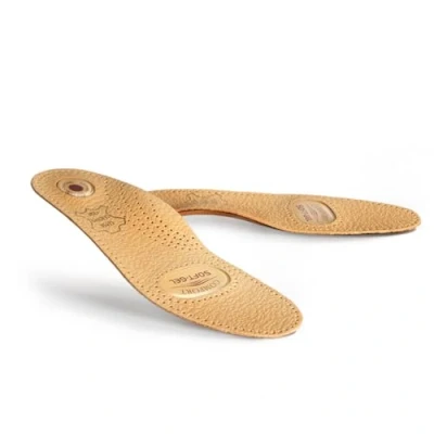 Immagine di Inserti Per Scarpe in Pelle di Alta Qualità con Supporto Arco Metatarsale e Cuscino Gel, Uomo Donna, Kaps Relax Tutte le Taglie (38 EUR)