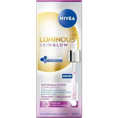 Immagine di Nivea Luminous 630 Skin Glow, siero luminoso istantaneo, 30 ml