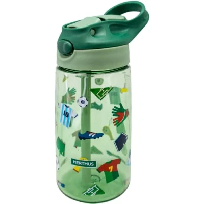 Immagine di NERTHUS FIH 1344 Bottiglia per bambini riutilizzabile senza BPA con beccuccio pieghevole, ergonomica, resistente, durevole, leggera