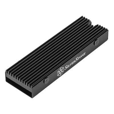 Immagine di SilverStone TP05, kit di raffreddamento SSD M.2 in lega alluminio con profilo sottile, 2280, SST TP05B